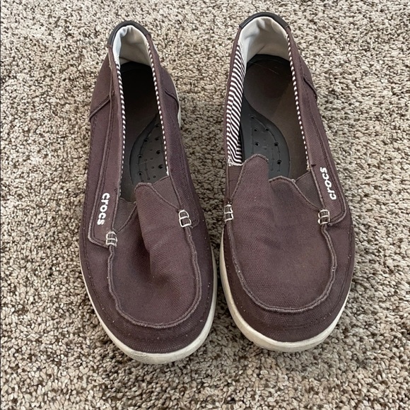 CROCS Brown Mules & Clogs Comfortable Slip-On Footwear - Picture 1 of 2